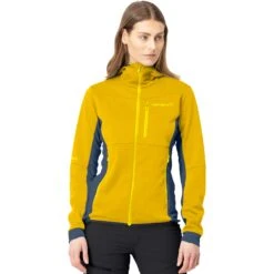Norrona Veste Femme - Falketind Warm2 Octa Hood - Sulphur