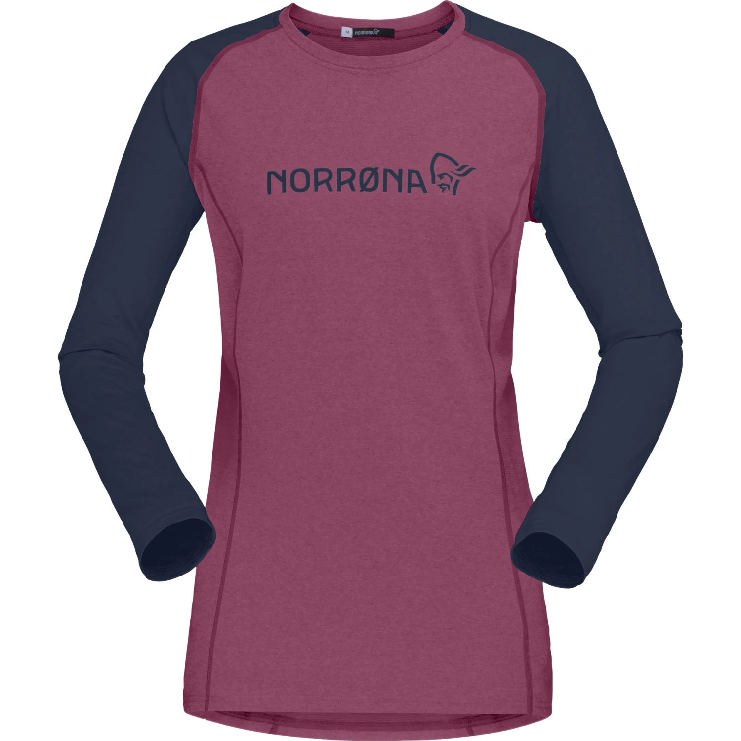 Norrona T-Shirt Manches Longues Femme - Fjørå Equaliser Lightweight - Violet Quartz/Indigo Night 2 Norrona T-Shirt Manches Longues Femme - Fjørå Equaliser Lightweight - Violet Quartz/Indigo Night – Image 2