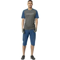 Norrona T-Shirt Homme - Fjørå Equaliser Lightweight - Mykonos Blue/Castor Grey 8 Norrona T-Shirt Homme - Fjørå Equaliser Lightweight - Mykonos Blue/Castor Grey -Norrona norrona fjora equaliser lightweight t shirt men mykonos blue castor grey model 1 1399607