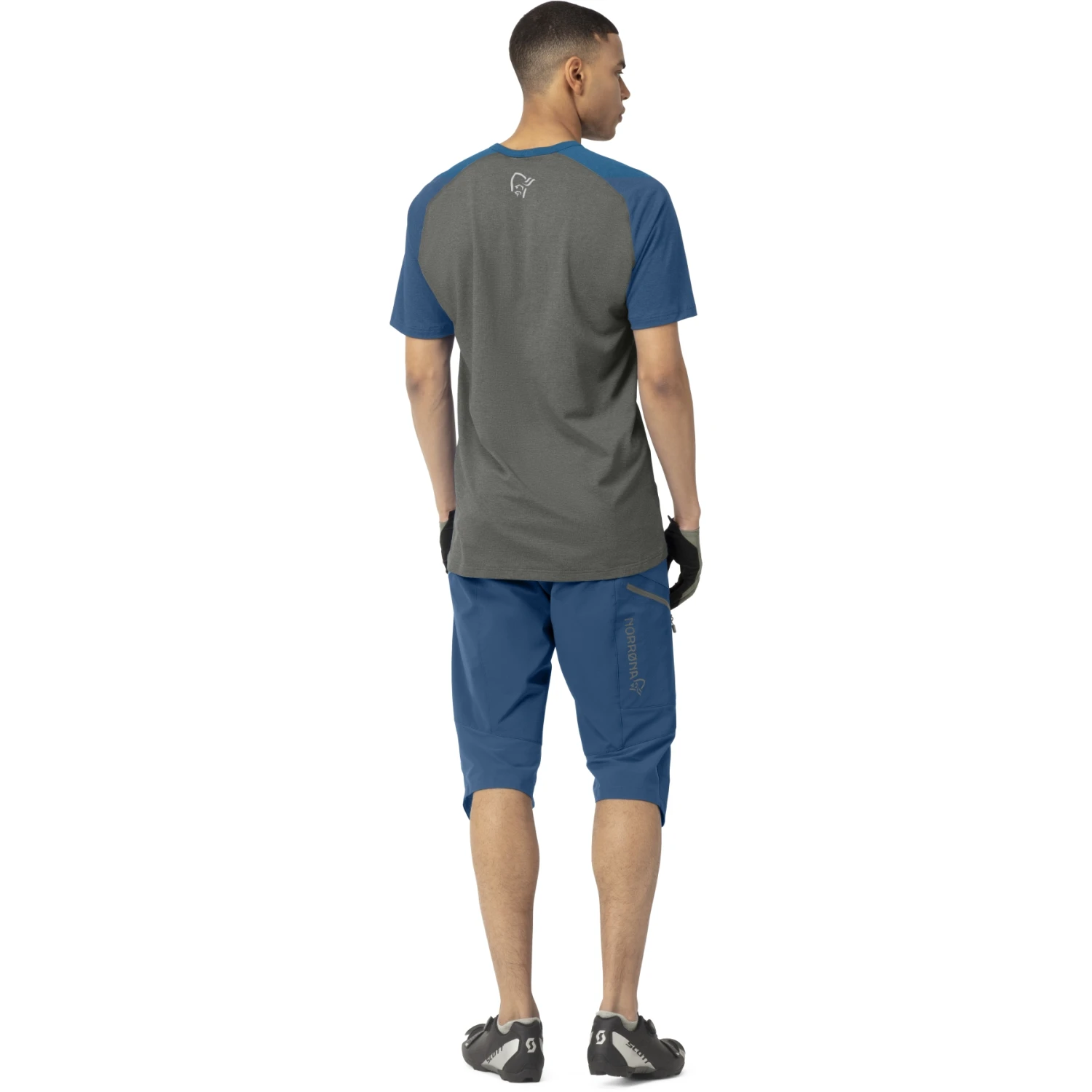 Norrona T-Shirt Homme - Fjørå Equaliser Lightweight - Mykonos Blue/Castor Grey 5 Norrona T-Shirt Homme - Fjørå Equaliser Lightweight - Mykonos Blue/Castor Grey – Image 5