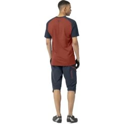 Norrona T-Shirt Homme - Fjørå Equaliser Lightweight - Rooibos Tea/Indigo Night -Norrona norrona fjora equaliser lightweight t shirt men rooibos tea indigo night model 2 1399610