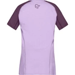 Norrona T-Shirt Femme - Fjørå Equaliser Lightweight - Dark Purple/Violet Tulle -Norrona norrona fjora equaliser lightweight t shirt women dark purple violet tulle 2 1126781