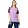 Norrona T-Shirt Femme - Fjørå Equaliser Lightweight - Dark Purple/Violet Tulle