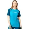 Norrona T-Shirt Femme - Fjørå Equaliser Lightweight - Mykonos Blue/Aquarius
