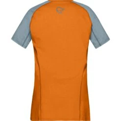 Norrona T-Shirt Femme - Fjørå Equaliser Lightweight - Orange Popsicle/Tourmaline -Norrona norrona fjora equaliser lightweight t shirt women orange popsicle tourmaline 2 1126790