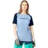 Norrona T-Shirt Femme - Fjørå Equaliser Lightweight - Serenity/Indigo Night