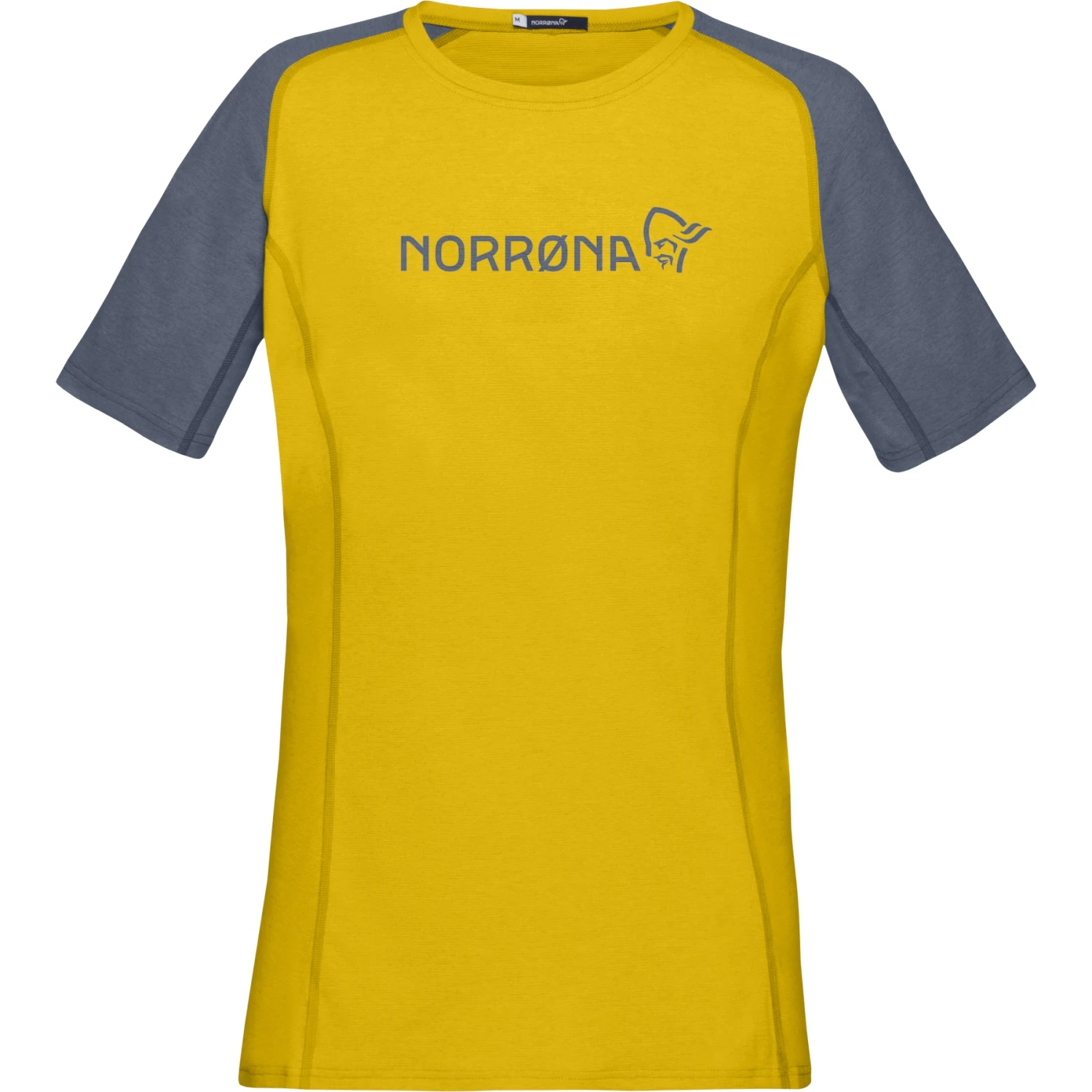 Norrona T-Shirt Femme - Fjørå Equaliser Lightweight - Sulphur/Vintage Indigo 2 Norrona T-Shirt Femme - Fjørå Equaliser Lightweight - Sulphur/Vintage Indigo – Image 2