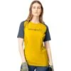 Norrona T-Shirt Femme - Fjørå Equaliser Lightweight - Sulphur/Vintage Indigo