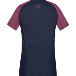Norrona T-Shirt Femme - Fjørå Equaliser Lightweight - Violet Quartz/Indigo Night -Norrona norrona fjora equaliser lightweight t shirt women violet quartz indigo night 2 1342502