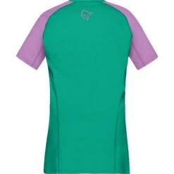Norrona T-Shirt Femme - Fjørå Equaliser Lightweight - Violet Tuille/Arcadia -Norrona norrona fjora equaliser lightweight t shirt women violet tulle arcadia 2 903516