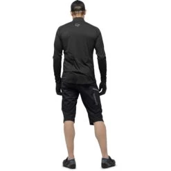 Norrona T-Shirt Manches Longues Homme - Fjørå Equaliser Zip Top - Caviar -Norrona norrona fjora equaliser long sleeve zip top men caviar 4 1255385