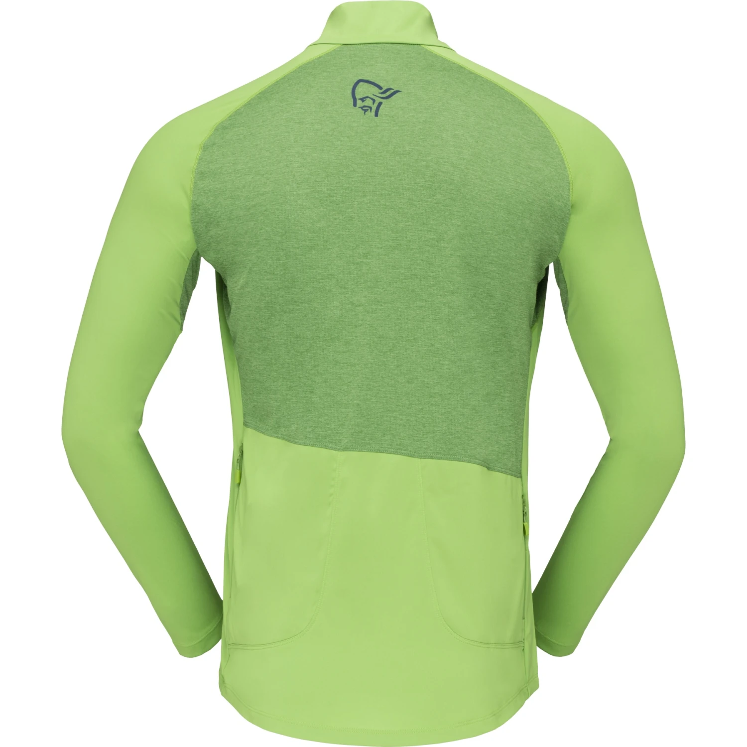 Norrona T-Shirt Manches Longues Homme - Fjørå Equaliser Zip Top - Foliage/Treetop 3 Norrona T-Shirt Manches Longues Homme - Fjørå Equaliser Zip Top - Foliage/Treetop – Image 3