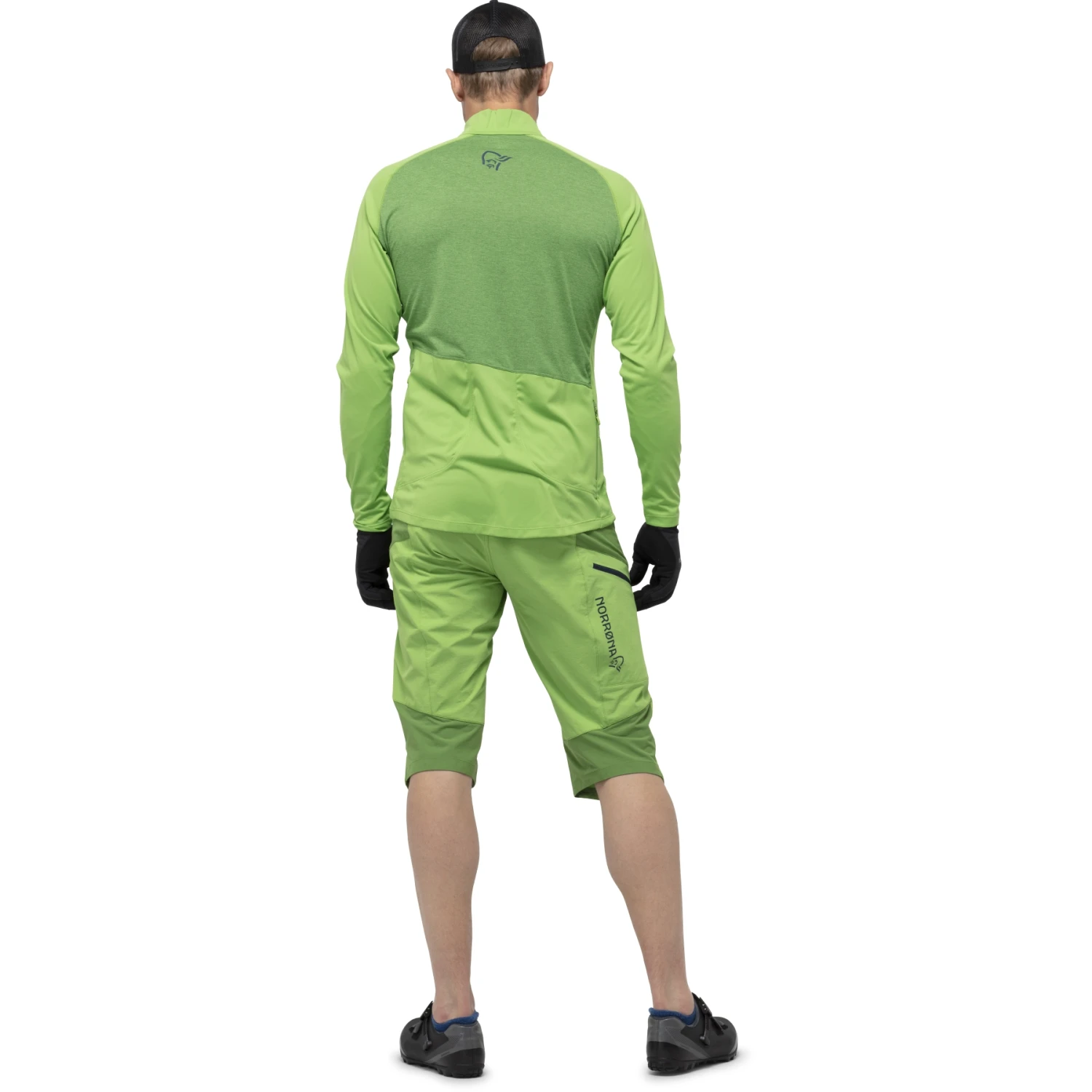 Norrona T-Shirt Manches Longues Homme - Fjørå Equaliser Zip Top - Foliage/Treetop 5 Norrona T-Shirt Manches Longues Homme - Fjørå Equaliser Zip Top - Foliage/Treetop – Image 5