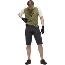 Norrona Short Homme - Fjørå Flex1 Heavy Duty - Caviar -Norrona norrona fjora flex1 heavy duty shorts men caviar 5 903546