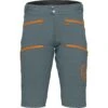 Norrona Short Homme - Fjørå Flex1 Heavy Duty - North Atlantic/Orange Popsicle