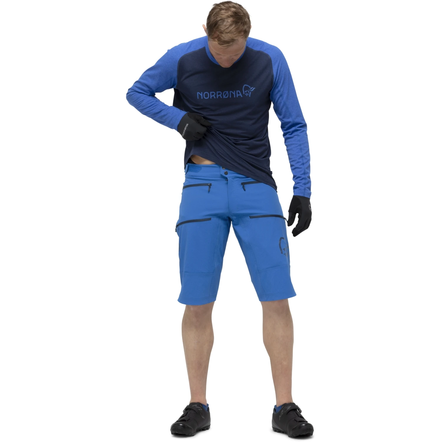 Norrona Short Homme - Fjørå Flex1 Heavy Duty - Olympian Blue 5 Norrona Short Homme - Fjørå Flex1 Heavy Duty - Olympian Blue – Image 5