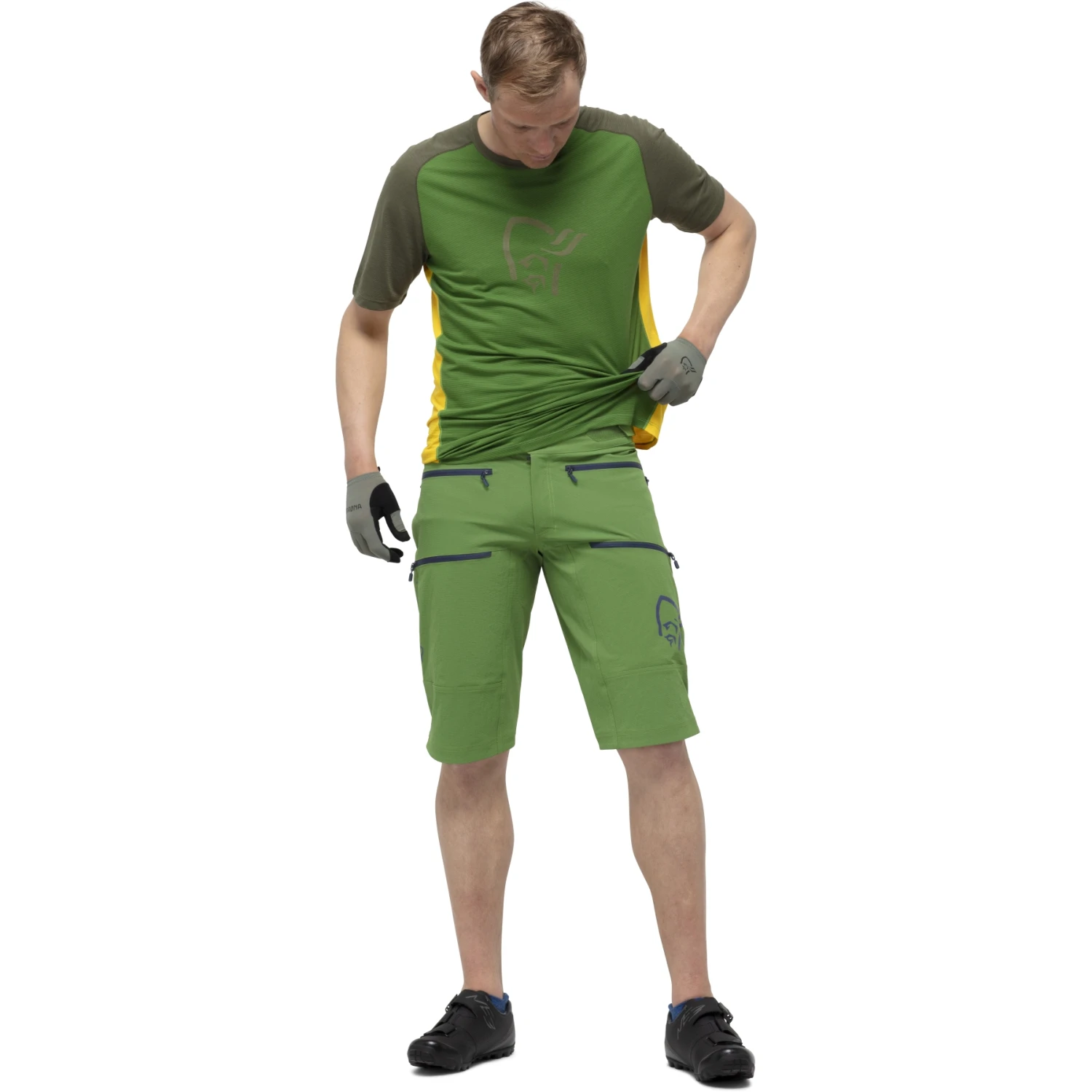 Norrona Short Homme - Fjørå Flex1 Heavy Duty - Treetop 3 Norrona Short Homme - Fjørå Flex1 Heavy Duty - Treetop – Image 3