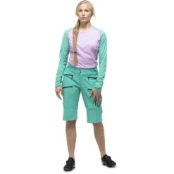 Norrona Short Femme - Fjørå Flex1 Heavy Duty - Arcadia/Indigo Night -Norrona norrona fjora flex1 heavy duty shorts women arcadia indigo night 3 903590