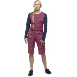 Norrona Short Femme - Fjørå Flex1 Heavy Duty - Violet Quartz -Norrona norrona fjora flex1 heavy duty shorts women violet quartz 2 1463259