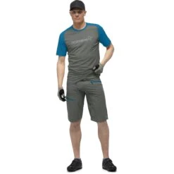 Norrona Short Homme - Fjørå Flex1 Mid Weight - Castor Grey -Norrona norrona fjora flex1 mid weight shorts men castor grey model 1 1399726