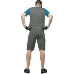 Norrona Short Homme - Fjørå Flex1 Mid Weight - Castor Grey -Norrona norrona fjora flex1 mid weight shorts men castor grey model 2 1399727