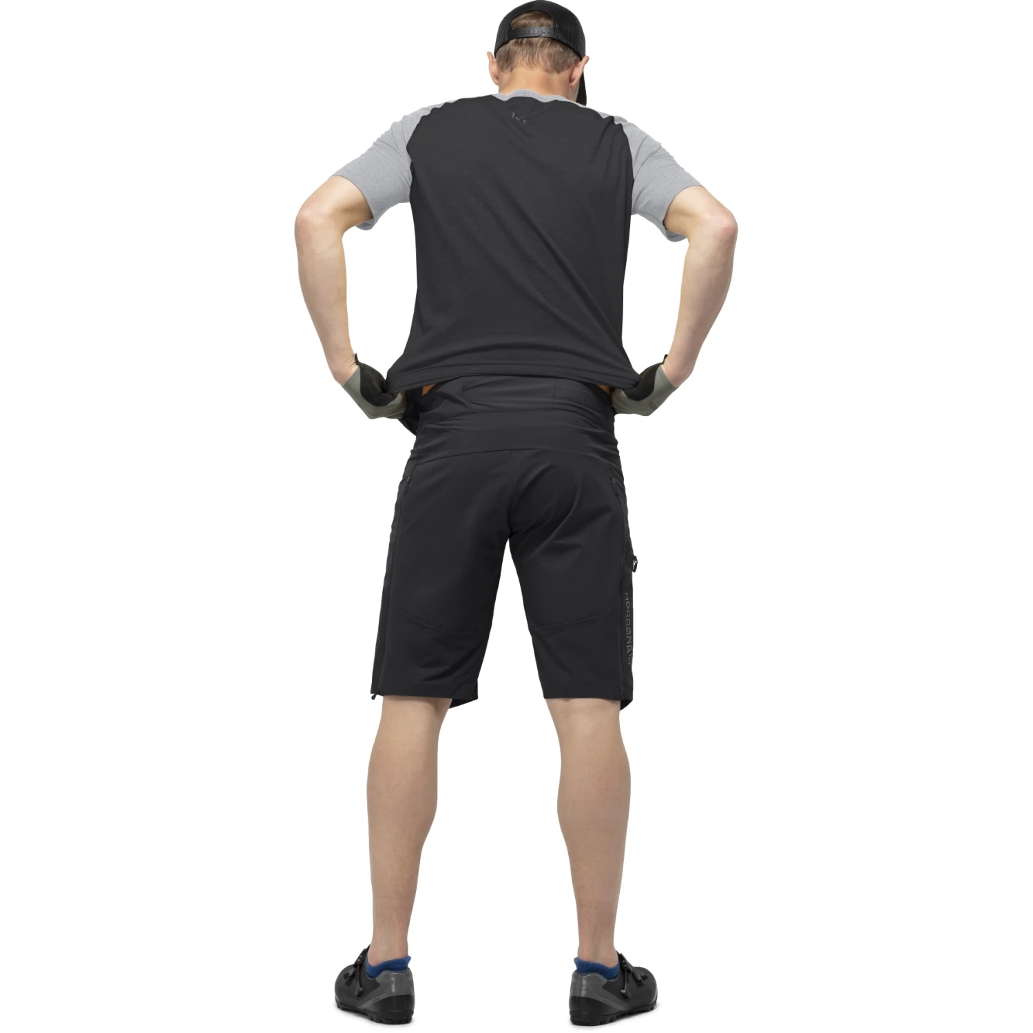 Norrona Short Homme - Fjørå Flex1 Mid Weight - Caviar 4 Norrona Short Homme - Fjørå Flex1 Mid Weight - Caviar – Image 4