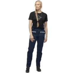 Norrona Pantalon Femme - Fjørå Flex1 - Indigo Night -Norrona norrona fjora flex1 pants women indigo night model 1 1399622