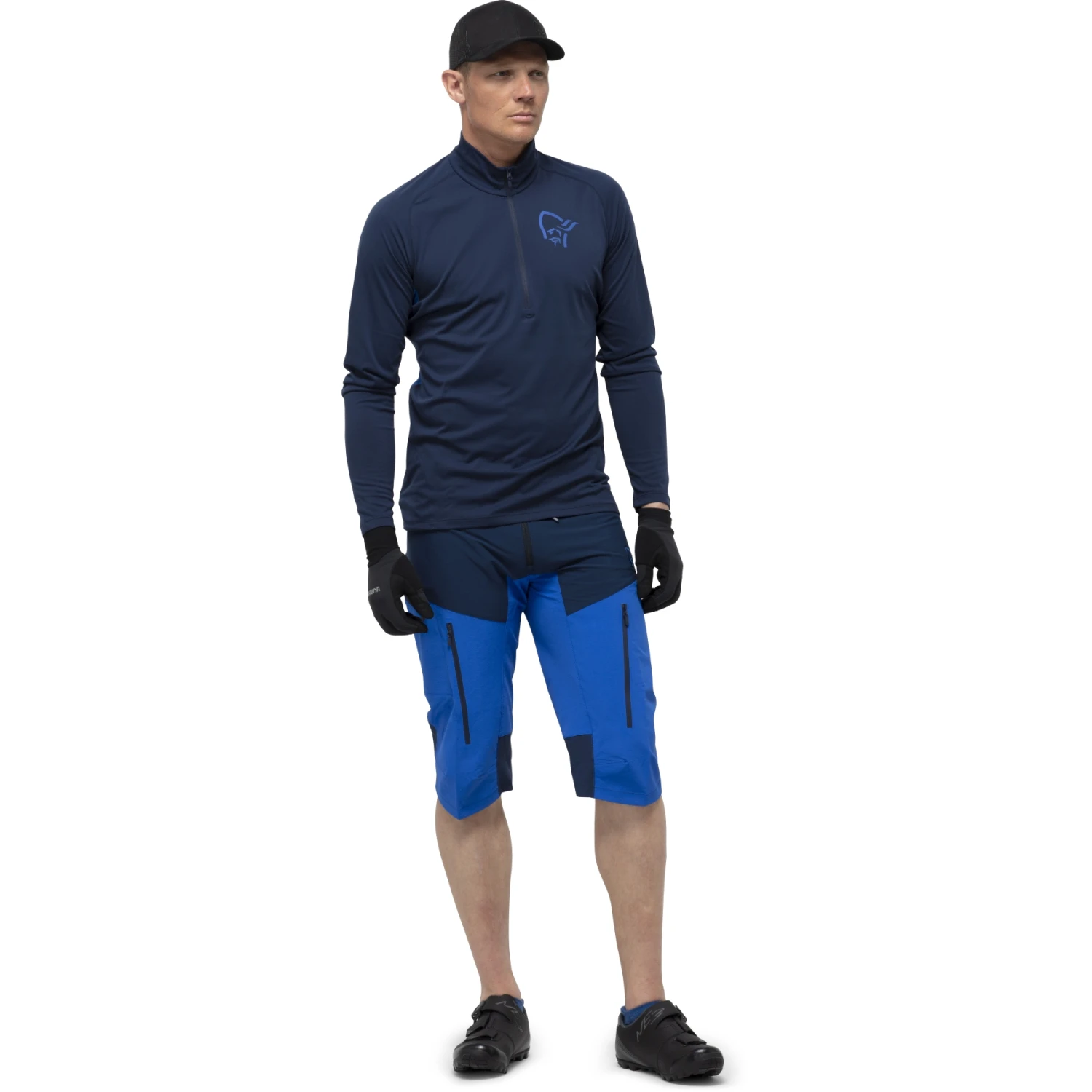 Norrona Short Homme - Fjørå Flex1 - Indigo Night/Olympian Blue 3 Norrona Short Homme - Fjørå Flex1 - Indigo Night/Olympian Blue – Image 3