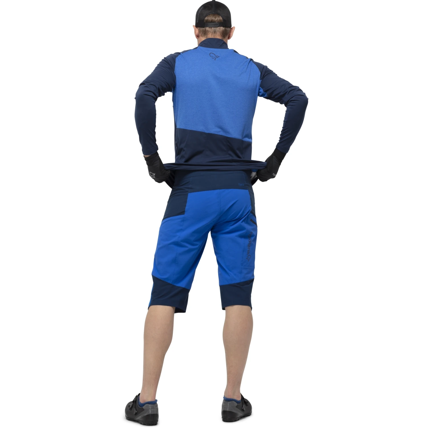 Norrona Short Homme - Fjørå Flex1 - Indigo Night/Olympian Blue 4 Norrona Short Homme - Fjørå Flex1 - Indigo Night/Olympian Blue – Image 4