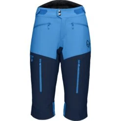 Norrona Short Femme - Fjørå Flex1 - Campanula/Indigo Night