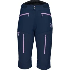 Norrona Short Femme - Fjørå Flex1 - Indigo Night/Violet Tulle