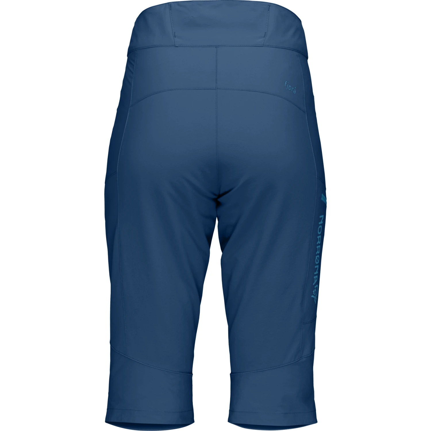 Norrona Short Femme - Fjørå Flex1 - Mykonos Blue 3 Norrona Short Femme - Fjørå Flex1 - Mykonos Blue – Image 3