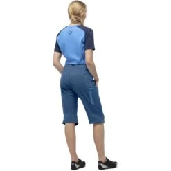 Norrona Short Femme - Fjørå Flex1 - Mykonos Blue 9 Norrona Short Femme - Fjørå Flex1 - Mykonos Blue -Norrona norrona fjora flex1 shorts women mykonos blue 4 1255451