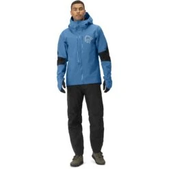 Norrona Veste Homme - Fjørå Gore-Tex Pro - Mykonos Blue 8 Norrona Veste Homme - Fjørå Gore-Tex Pro - Mykonos Blue -Norrona norrona fjora gore tex pro jacket men mykonos blue model 1 1399773