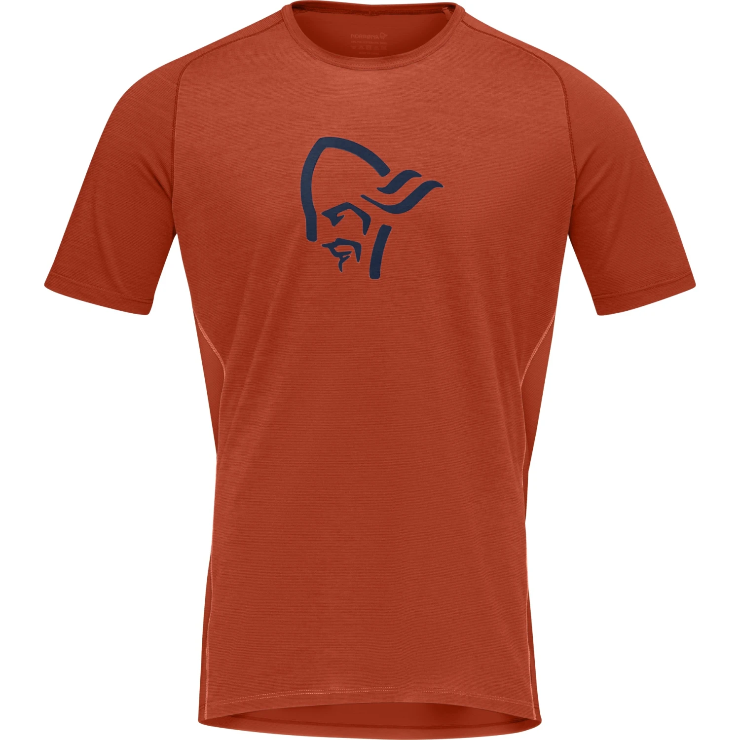 Norrona T-Shirt Homme - Fjørå Wool - Rooibos Tea/Indigo Night 2 Norrona T-Shirt Homme - Fjørå Wool - Rooibos Tea/Indigo Night – Image 2