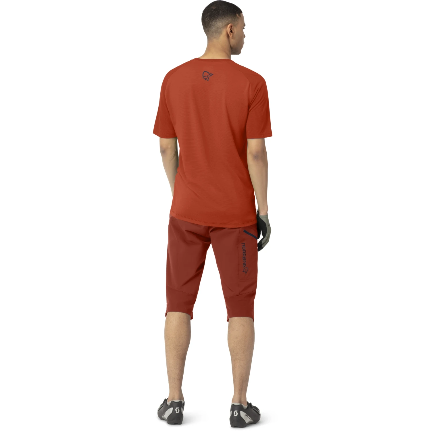 Norrona T-Shirt Homme - Fjørå Wool - Rooibos Tea/Indigo Night 5 Norrona T-Shirt Homme - Fjørå Wool - Rooibos Tea/Indigo Night – Image 5