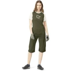 Norrona T-Shirt Femme - Fjørå Wool - Indigo Night/Snowdrop -Norrona norrona fjora wool t shirt women 1 1178596