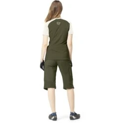 Norrona T-Shirt Femme - Fjørå Wool - Indigo Night/Snowdrop -Norrona norrona fjora wool t shirt women 2 1178598