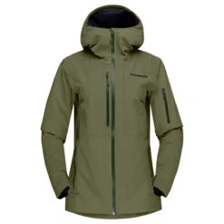Norrona Veste Femme - Lofoten Gore-Tex Insulated - Olive Night