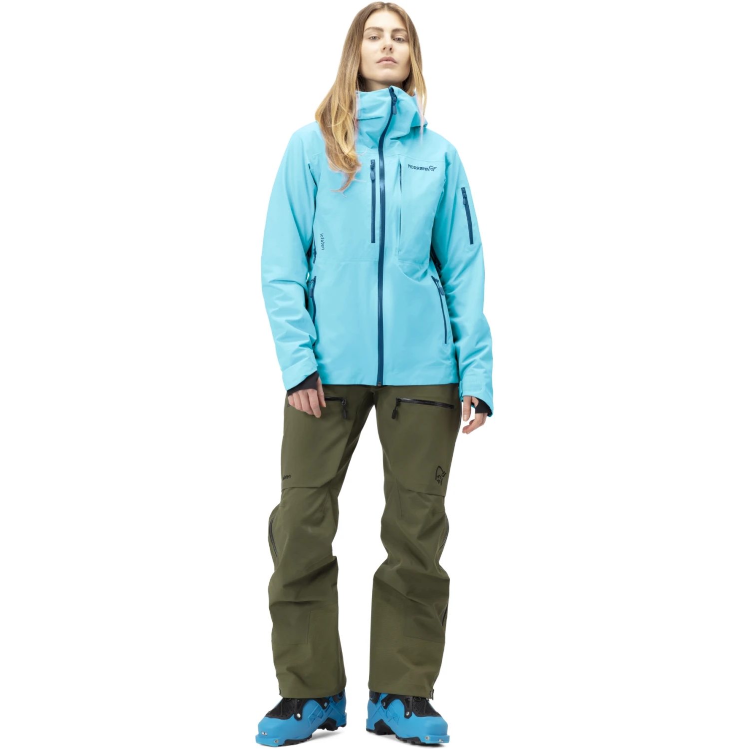 Norrona Veste Femme - Lofoten Gore-Tex Insulated - Aquarius 4 Norrona Veste Femme - Lofoten Gore-Tex Insulated - Aquarius – Image 4