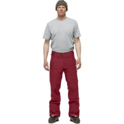 Norrona Pantalon Homme - Lofoten Gore-Tex Insulated - Rhubarb -Norrona norrona lofoten gore tex insulated pants men rhubarb 3 1255548
