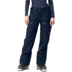 Norrona Pantalon Femme - Lofoten Gore-Tex Insulated - Indigo Night