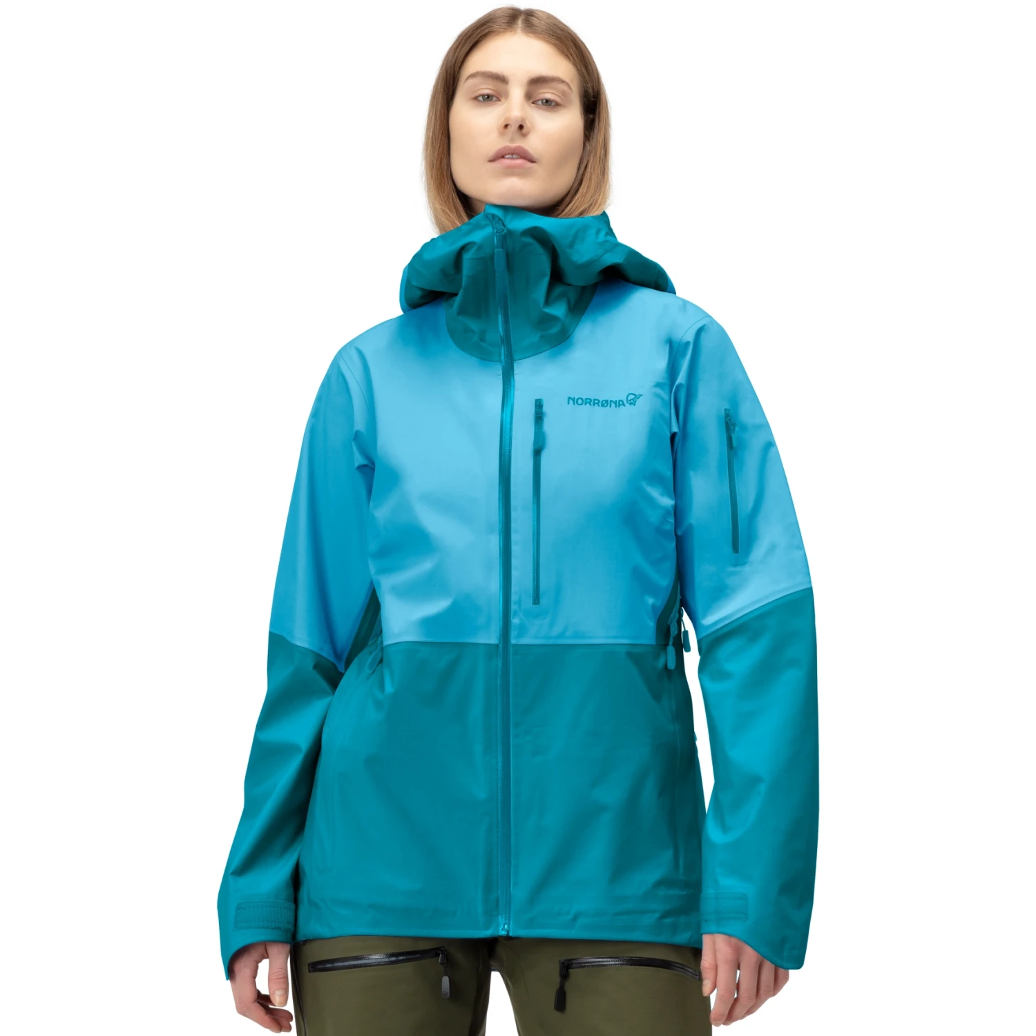Norrona Veste Femme - Lofoten Gore-Tex - Aquarius/Hawaiian Surf 1 Norrona Veste Femme - Lofoten Gore-Tex - Aquarius/Hawaiian Surf