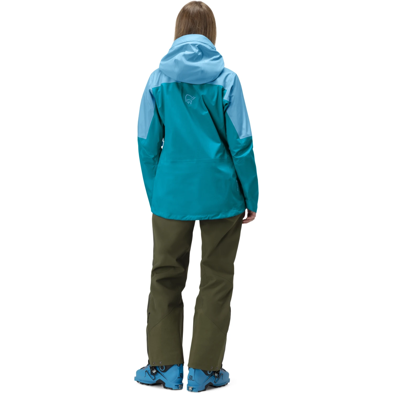 Norrona Veste Femme - Lofoten Gore-Tex - Aquarius/Hawaiian Surf 5 Norrona Veste Femme - Lofoten Gore-Tex - Aquarius/Hawaiian Surf – Image 5