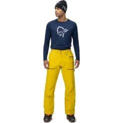Norrona Pantalon Homme - Lofoten Gore-Tex - Sulphur -Norrona norrona lofoten gore tex pants men sulphur 4 1517802
