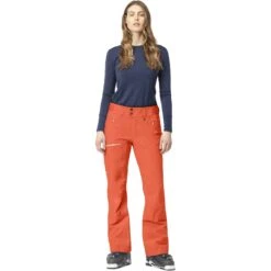 Norrona Pantalon Femme - Lofoten Gore-Tex - Orange Alert 8 Norrona Pantalon Femme - Lofoten Gore-Tex - Orange Alert -Norrona norrona lofoten gore tex pants women orange alert 3 1255626