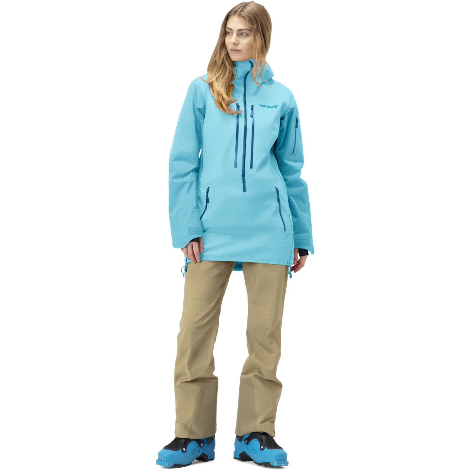 Norrona Veste Femme - Lofoten Gore-Tex Pro Anorak - Aquarius 4 Norrona Veste Femme - Lofoten Gore-Tex Pro Anorak - Aquarius â Image 4