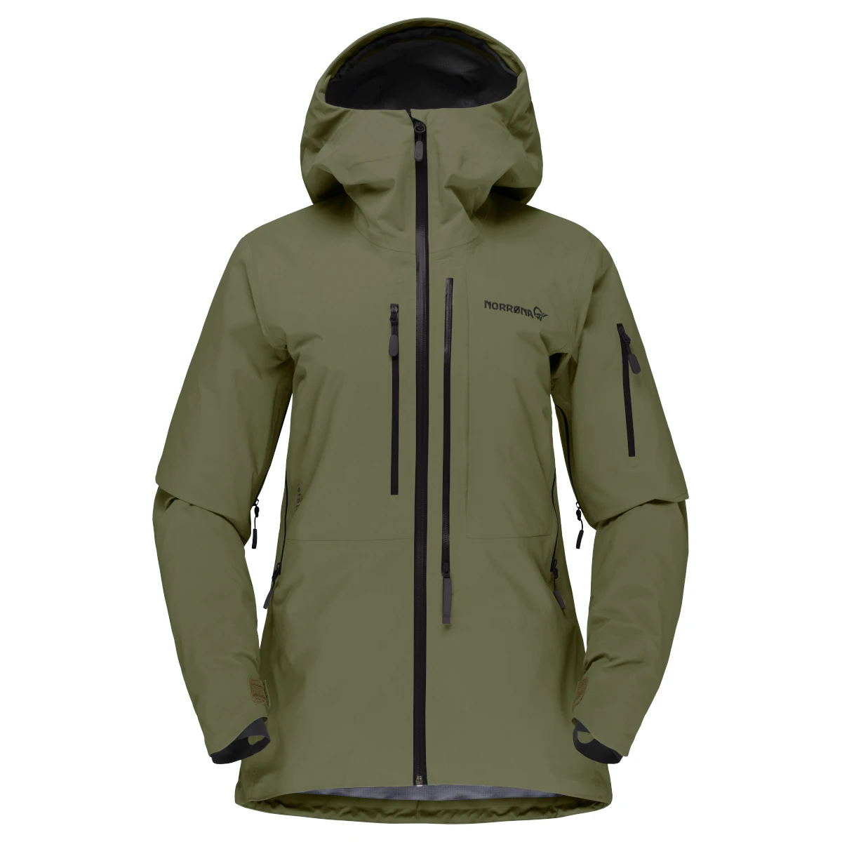 Norrona Veste Femme - Lofoten Gore-Tex Pro - Olive Night 2 Norrona Veste Femme - Lofoten Gore-Tex Pro - Olive Night – Image 2