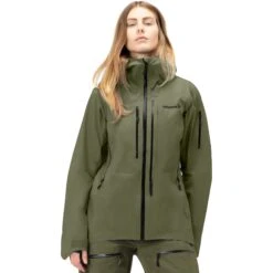 Norrona Veste Femme - Lofoten Gore-Tex Pro - Olive Night