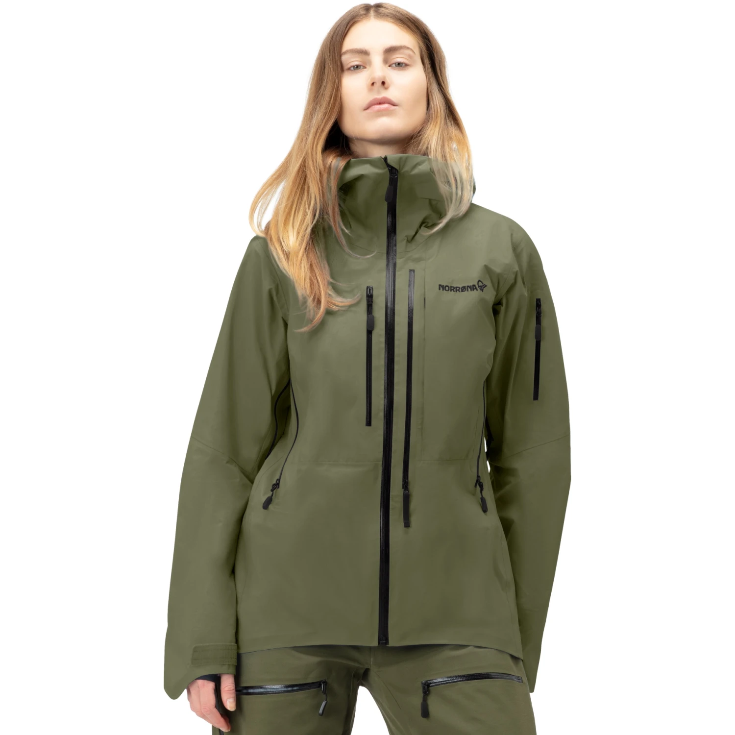 Norrona Veste Femme - Lofoten Gore-Tex Pro - Olive Night 1 Norrona Veste Femme - Lofoten Gore-Tex Pro - Olive Night